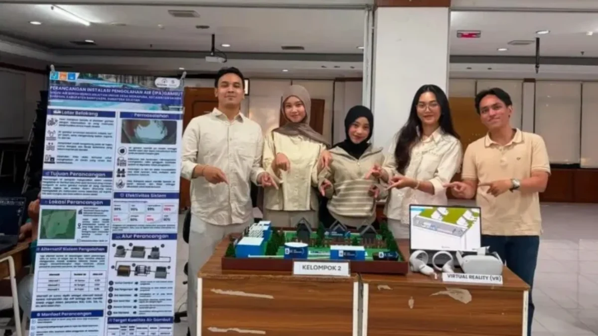 Solusi Air Bersih dari Kampus, Mahasiswa Universitas Pertamina Olah Air Gambut jadi Layak Konsumsi